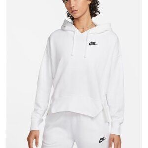 Nike New Sweatshirt Womens Size Large Sportswear Club Fleece Oversized Hoodie